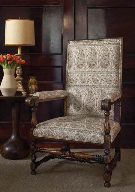 Emalin Paisley Curry Savile Fabric by Thibaut