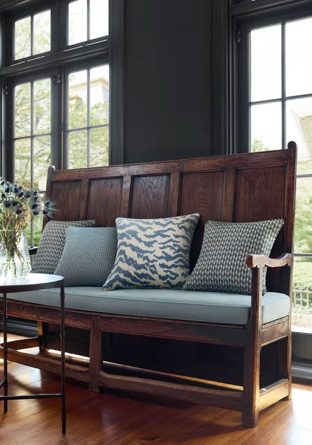 Sloane Herringbone Savile Fabric by Thibaut