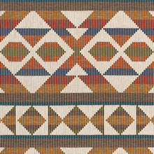 W712026 Berber Blanket Ochre and Brown Vista Fabric by Thibaut