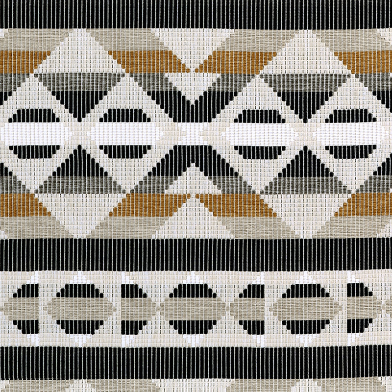 W712029 Berber Blanket Black Vista Fabric by Thibaut