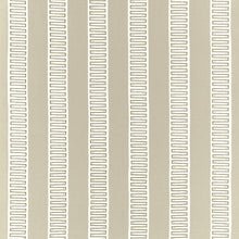 W714632 Raritan Line Embroidery Beige Fabric by Thibaut
