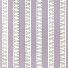 W714633 Raritan Line Embroidery Lilac Fabric by Thibaut
