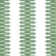 Nola Stripe Embroidery Green Eden Fabric by Thibaut