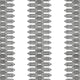 Nola Stripe Embroidery Black Eden Fabric by Thibaut