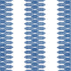 Nola Stripe Embroidery Navy Eden Fabric by Thibaut