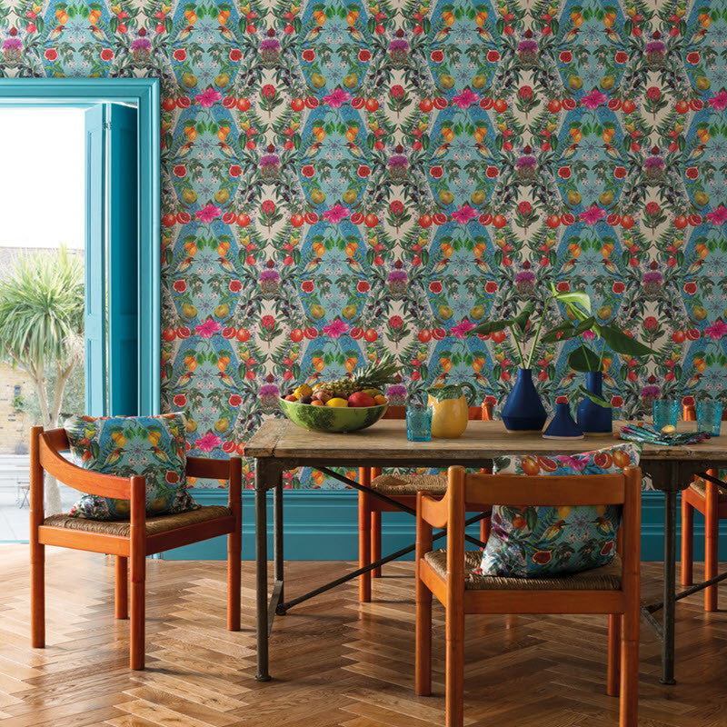 W7263-01 Talavera Deya Wallpaper By Matthew Williamson