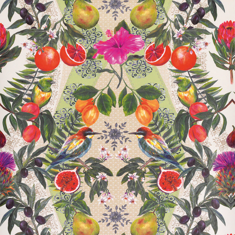 W7263-02 Talavera Deya Wallpaper By Matthew Williamson