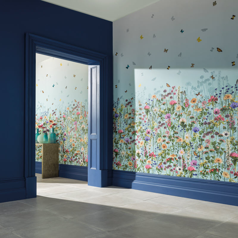 W7265-01 Deya Meadow Wallpaper By Matthew Williamson