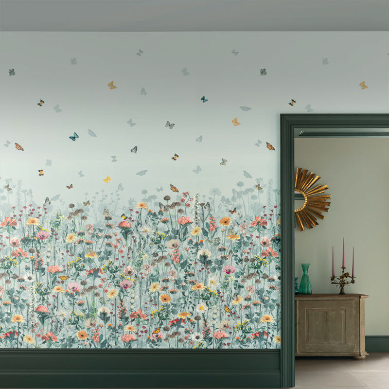 W7265-02 Deya Meadow Daydreams Wallpaper By Matthew Williamson