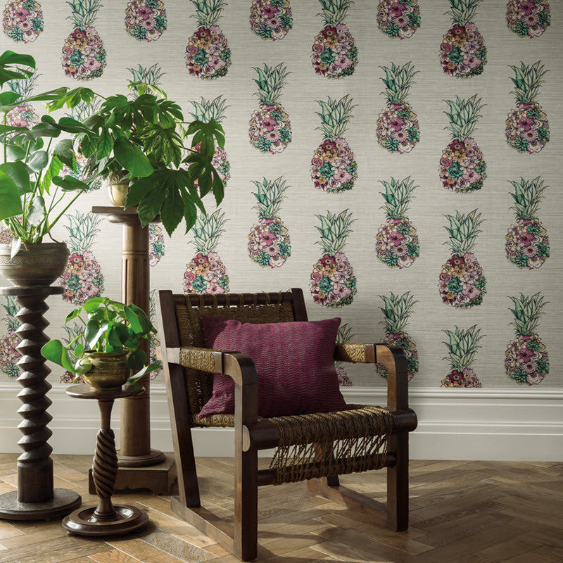 W7266-01 Ananas Deya Wallpaper By Matthew Williamson