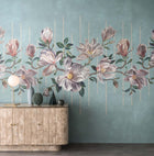 W7338-02 Magnolia Frieze Folium Wallpaper By Osborne & Little