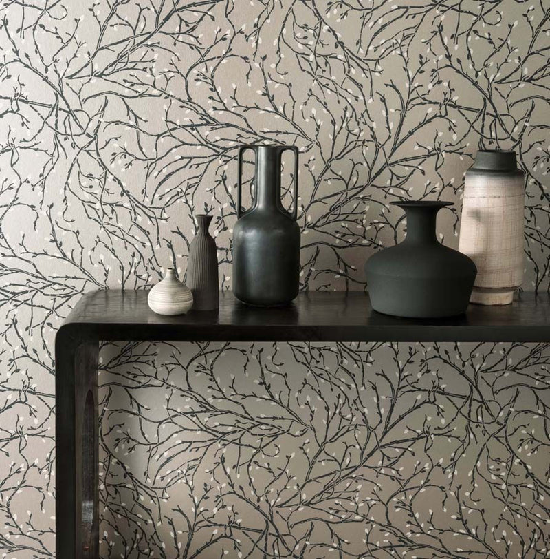 W7339-05 Twiggy Folium Wallpaper By Osborne & Little