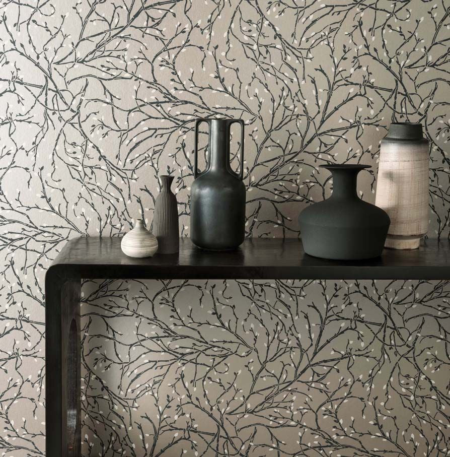 W7339-03 Twiggy Folium Wallpaper By Osborne & Little