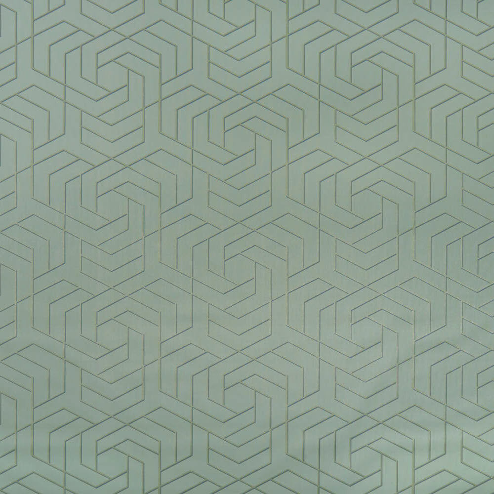 W7352-01 Hexagon Trellis Metropolis Vinyls Three Wallpaper By Osborne & Little