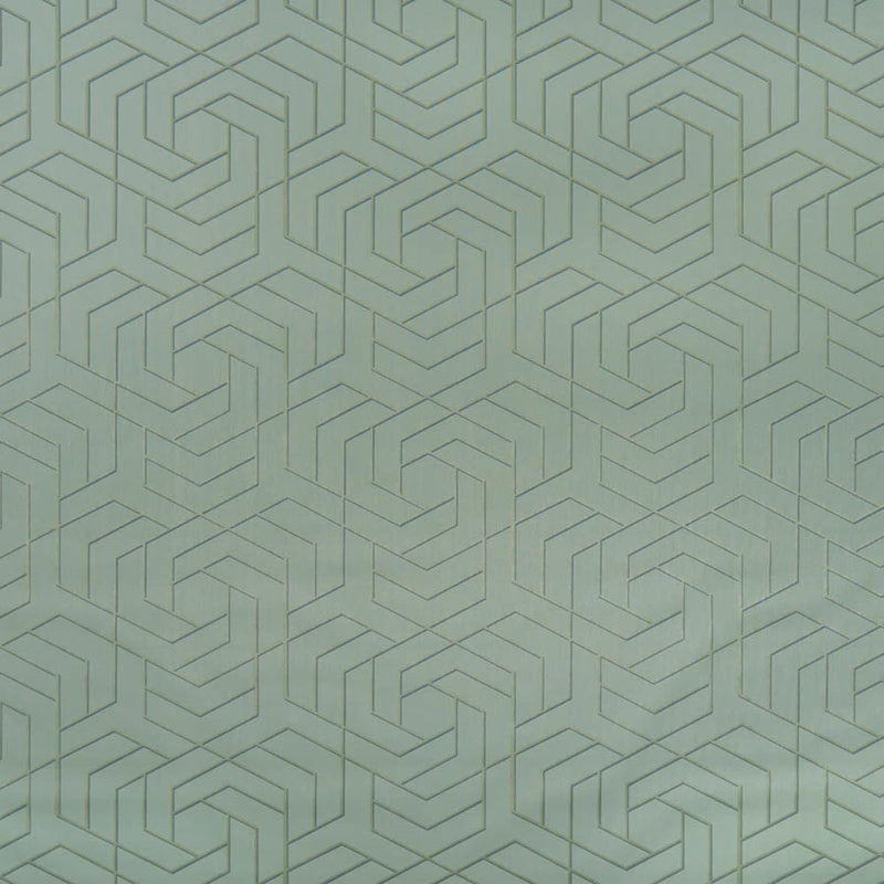 W7352-01 Hexagon Trellis Metropolis Vinyls Three Wallpaper By Osborne & Little