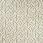 W7352-02 Hexagon Trellis Metropolis Vinyls Three Wallpaper By Osborne & Little