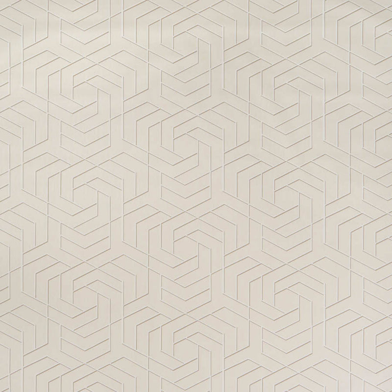 W7352-03 Hexagon Trellis Metropolis Vinyls Three Wallpaper By Osborne & Little