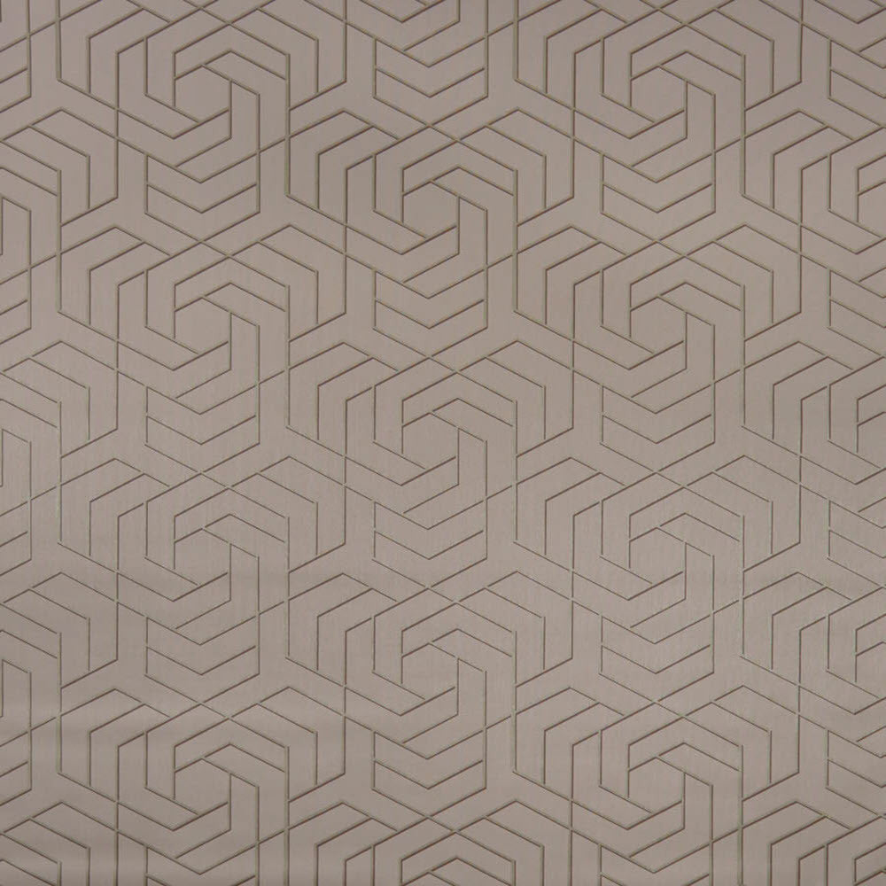 W7352-04 Hexagon Trellis Metropolis Vinyls Three Wallpaper By Osborne & Little