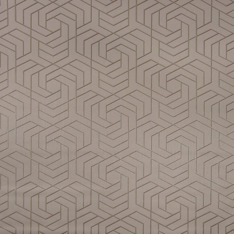 W7352-04 Hexagon Trellis Metropolis Vinyls Three Wallpaper By Osborne & Little