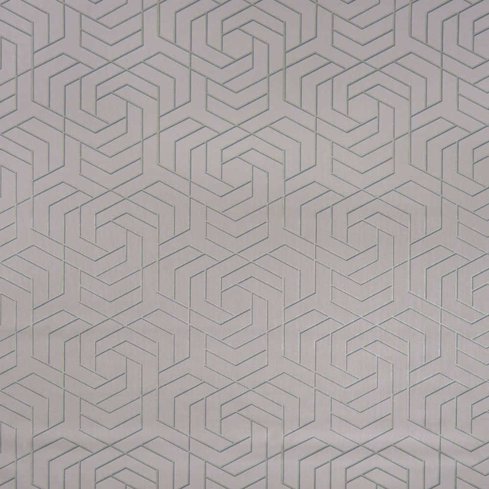 W7352-05 Hexagon Trellis Metropolis Vinyls Three Wallpaper By Osborne & Little