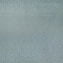 W7352-06 Hexagon Trellis Metropolis Vinyls Three Wallpaper By Osborne & Little