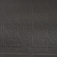 W7352-07 Hexagon Trellis Metropolis Vinyls Three Wallpaper By Osborne & Little