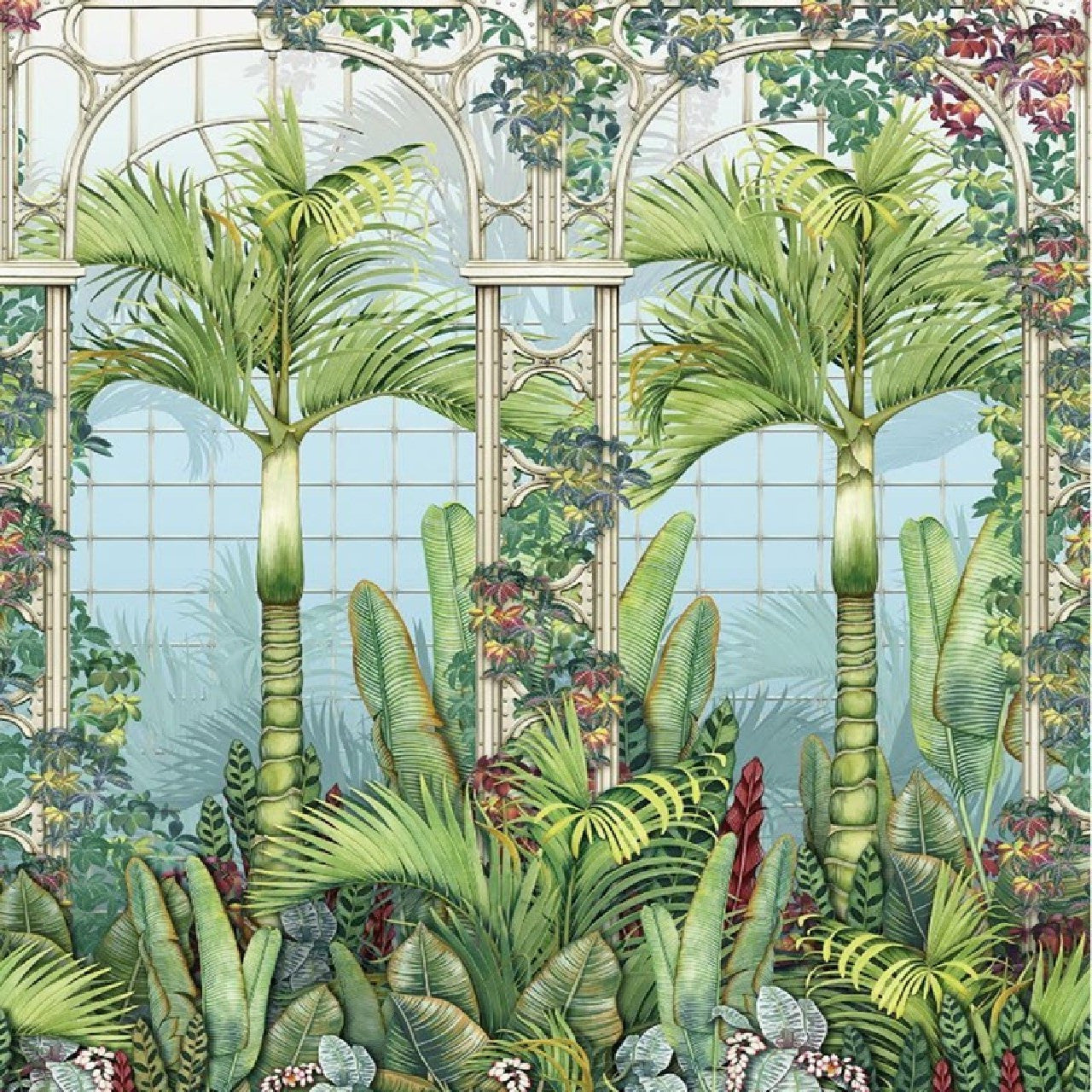 W7452-01 Palm House Mansfield Park Wallpaper By Osborne & Little