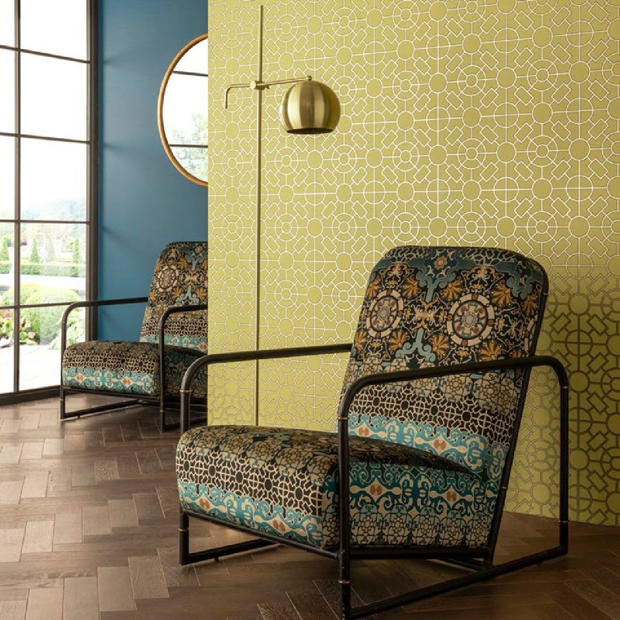 W7455-05 Knot Garden Mansfield Park Wallpaper By Osborne & Little