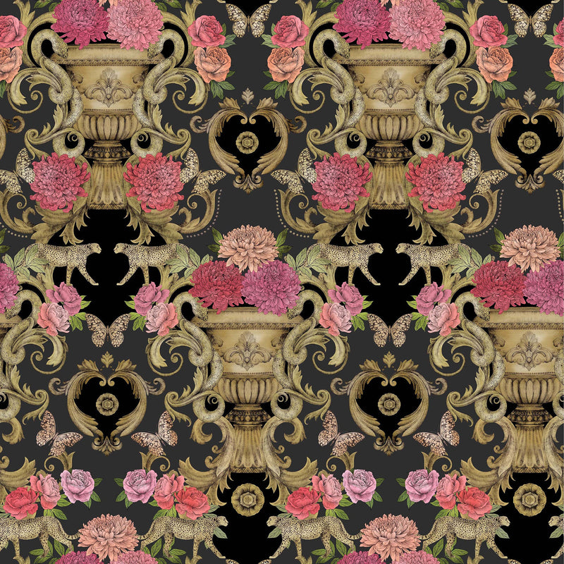 W7490-02 Chateau Noir Wallpaper by Matthew Williamson