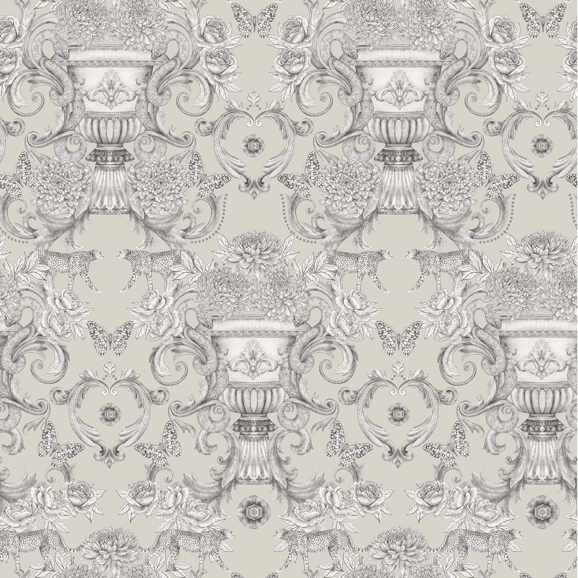 W7490-03 Chateau Stone Wallpaper by Matthew Williamson