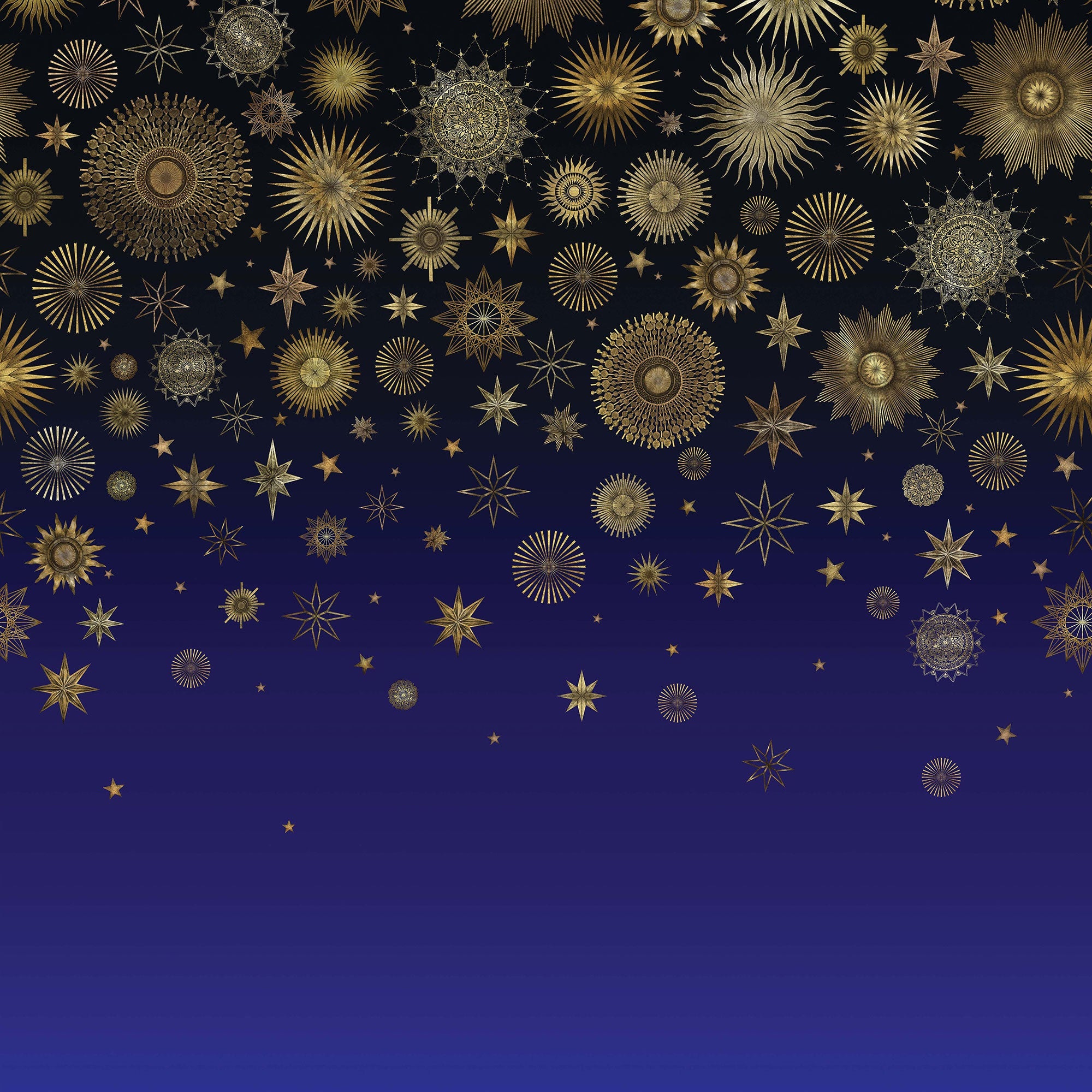 W7495-01 Celestia Midnight Wallpaper by Matthew Williamson