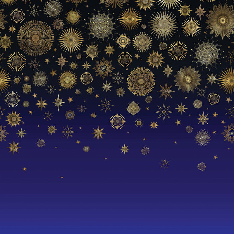 W7495-01 Celestia Midnight Wallpaper by Matthew Williamson