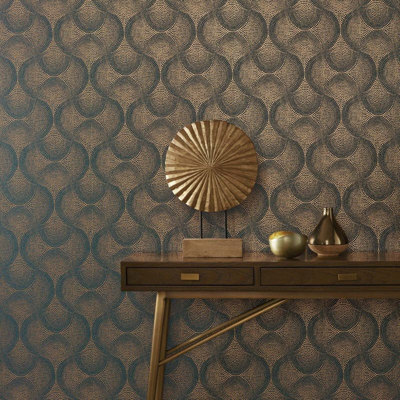 W7556-01 Uroko Kanoko Wallpaper by Osborne & Little