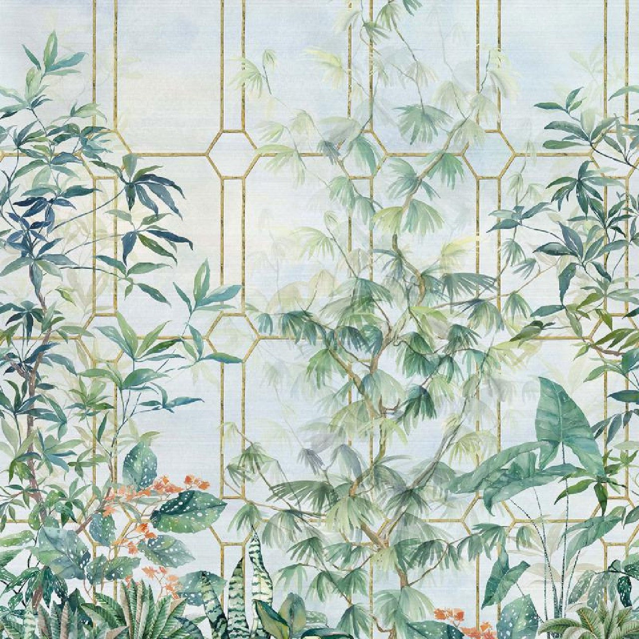 W7611-02 Katsura Empyrea Wallpaper by Osborne & Little