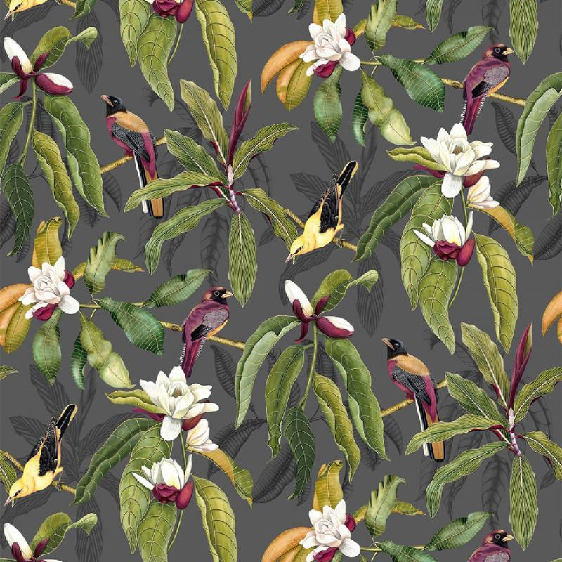 W7612-01 Michelia Empyrea Wallpaper by Osborne & Little