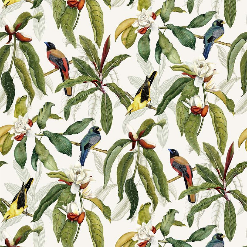 W7612-03 Michelia Empyrea Wallpaper by Osborne & Little