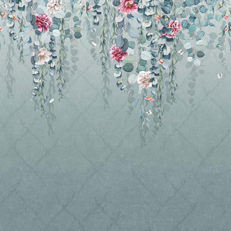 W7613-02 Eucalyptus Empyrea Wallpaper by Osborne & Little