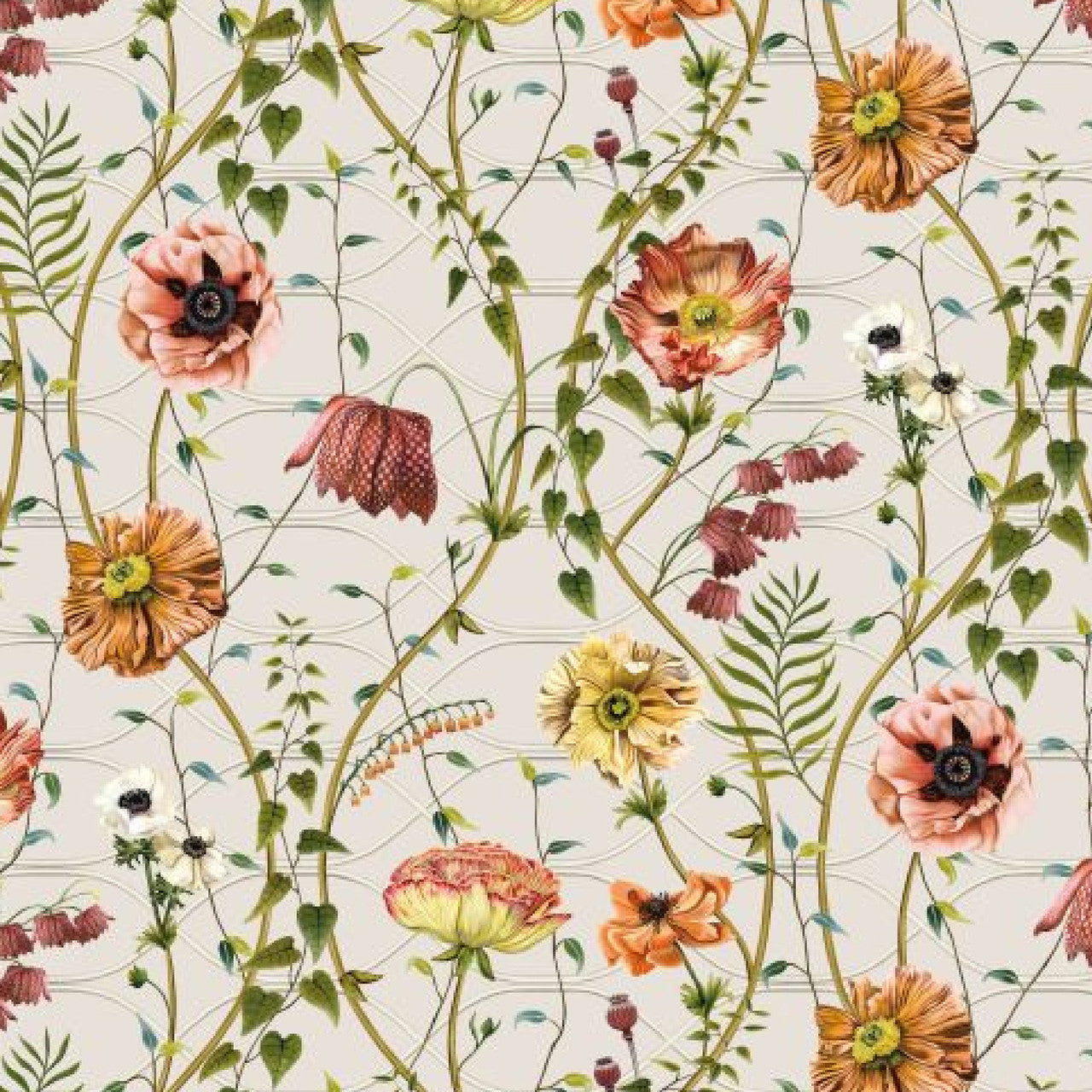 W7684-03 Lamorran Trail Lamorran Wallpaper By Osborne & Little