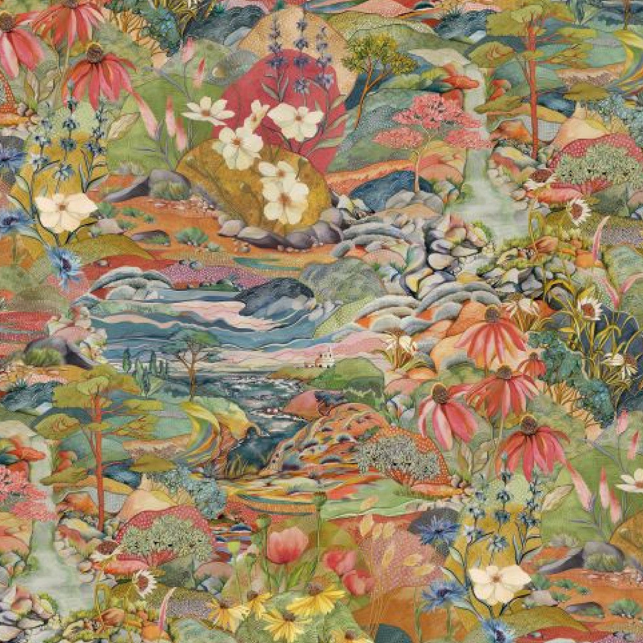 W7685-02 Trebah Lamorran Wallpaper By Osborne & Little