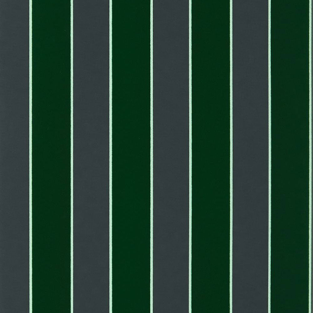 W7780-01 Regency Stripe Mallard Wallpaper by Osborne & Little