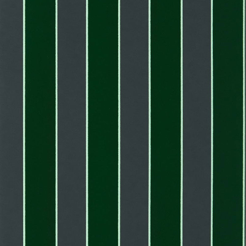 W7780-01 Regency Stripe Mallard Wallpaper by Osborne & Little