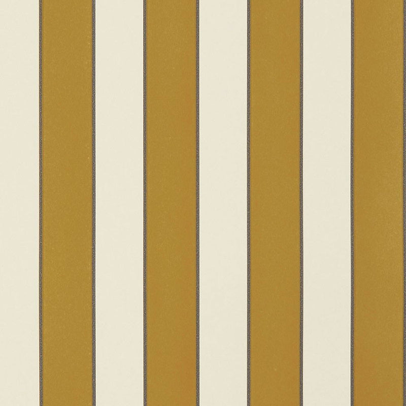 W7780-17 Regency Stripe Ochre Wallpaper by Osborne & Little