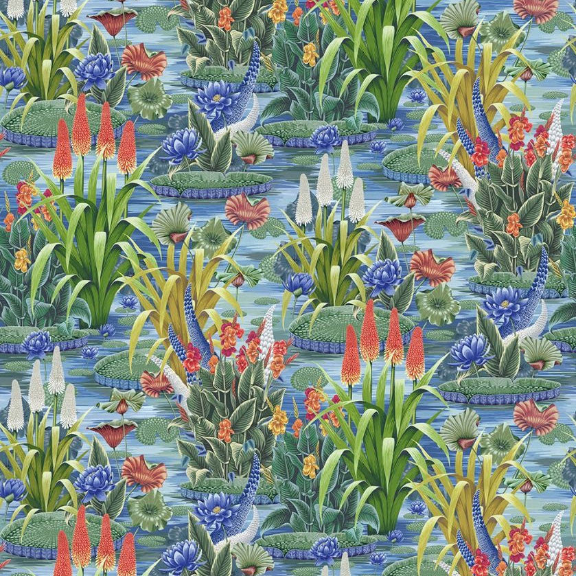 W7811-02 Elysium Rhapsody Cobalt Wallpaper by Osborne & Little