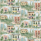 W7813-01 Villa Como Rhapsody Terracotta Wallpaper by Osborne & Little