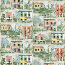 W7813-01 Villa Como Rhapsody Terracotta Wallpaper by Osborne & Little