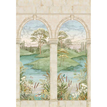 W7814-02 Colonnato Mural Rhapsody Plaster Wallpaper by Osborne & Little