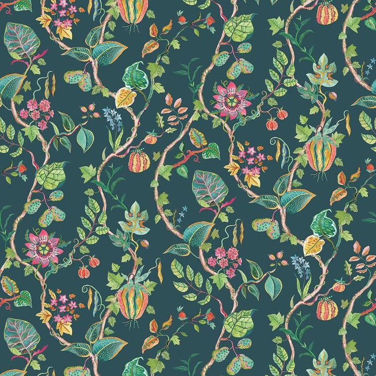 W7816-01 Mythica Rhapsody Mallard Wallpaper by Osborne & Little