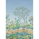 Mythica Grasscloth Mural Rhapsody Azure Wallpaper by Osborne & Little