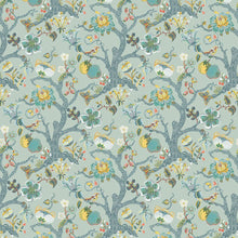 W7818-03 Puzzlewood Rhapsody Duck Egg Wallpaper by Osborne & Little