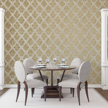 W78228 Lustre Metallic Gold Wallpaper by Galerie